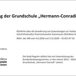 Sanierung der Grundschule „Hermann-Conradi“ Jeßnitz Sanierung der Grundschule „Hermann-Conradi“ Jeßnitz